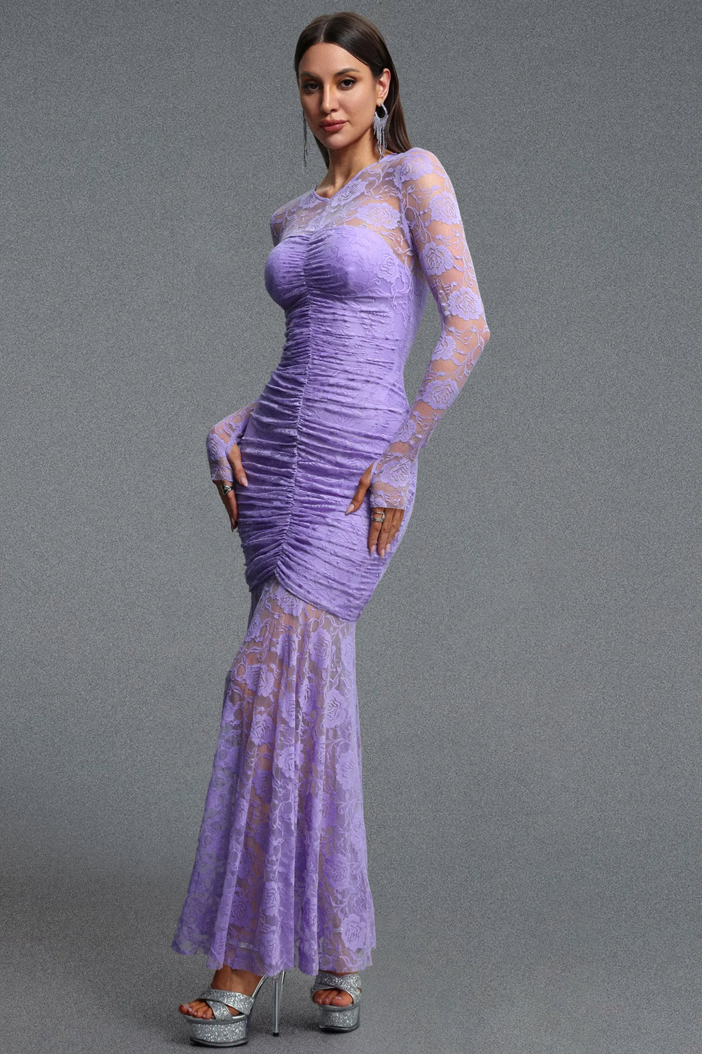 Heina Dantelli Premium Maxi Elbise