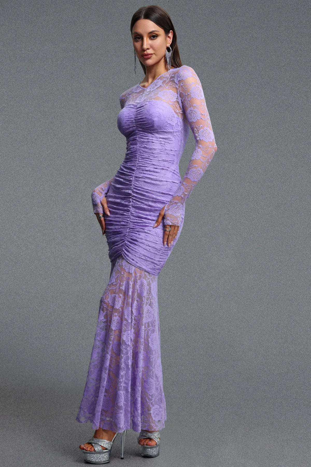 Heina Dantelli Premium Maxi Elbise