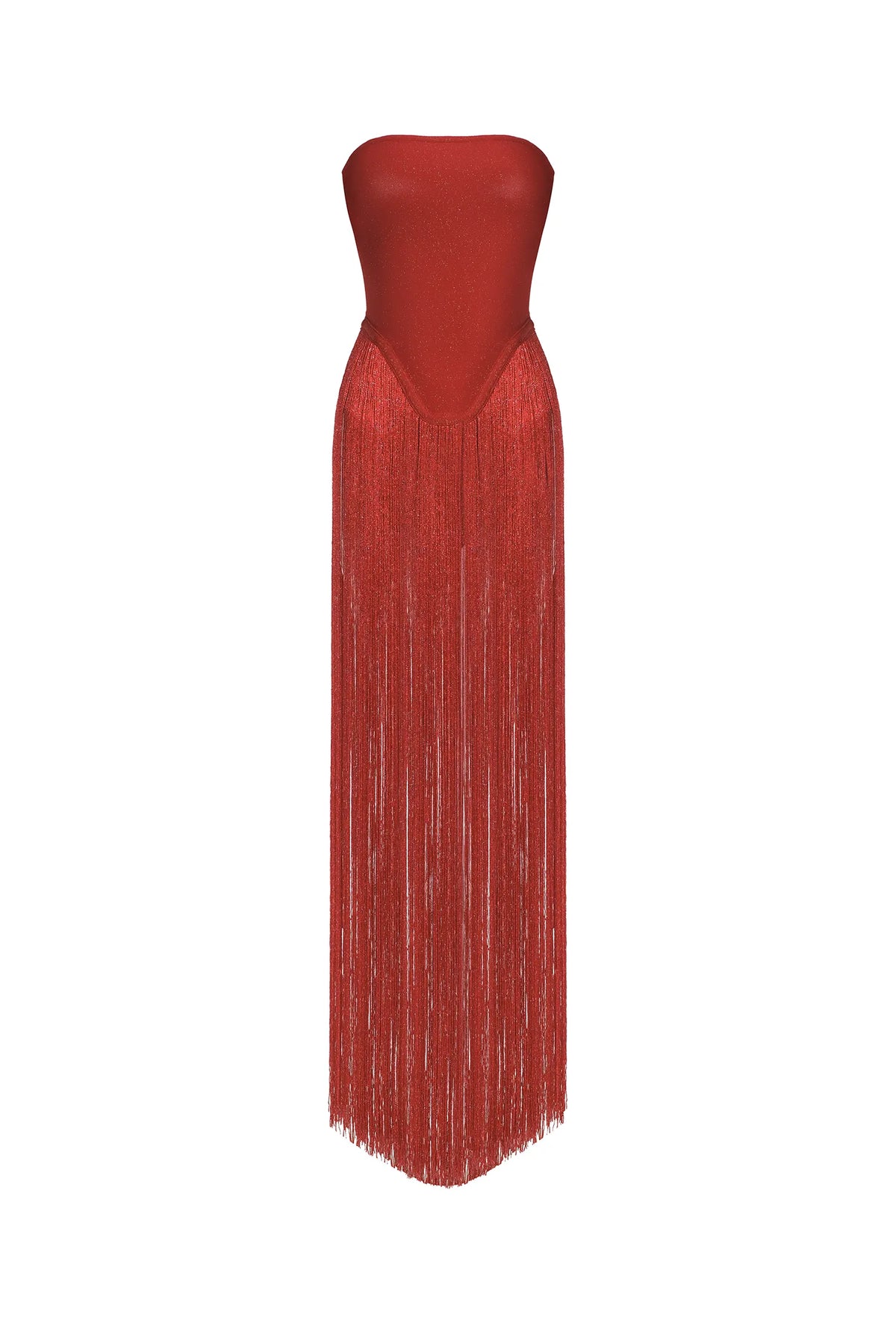 Valentina Tiara Glitter Bandajlı Maxi Elbise