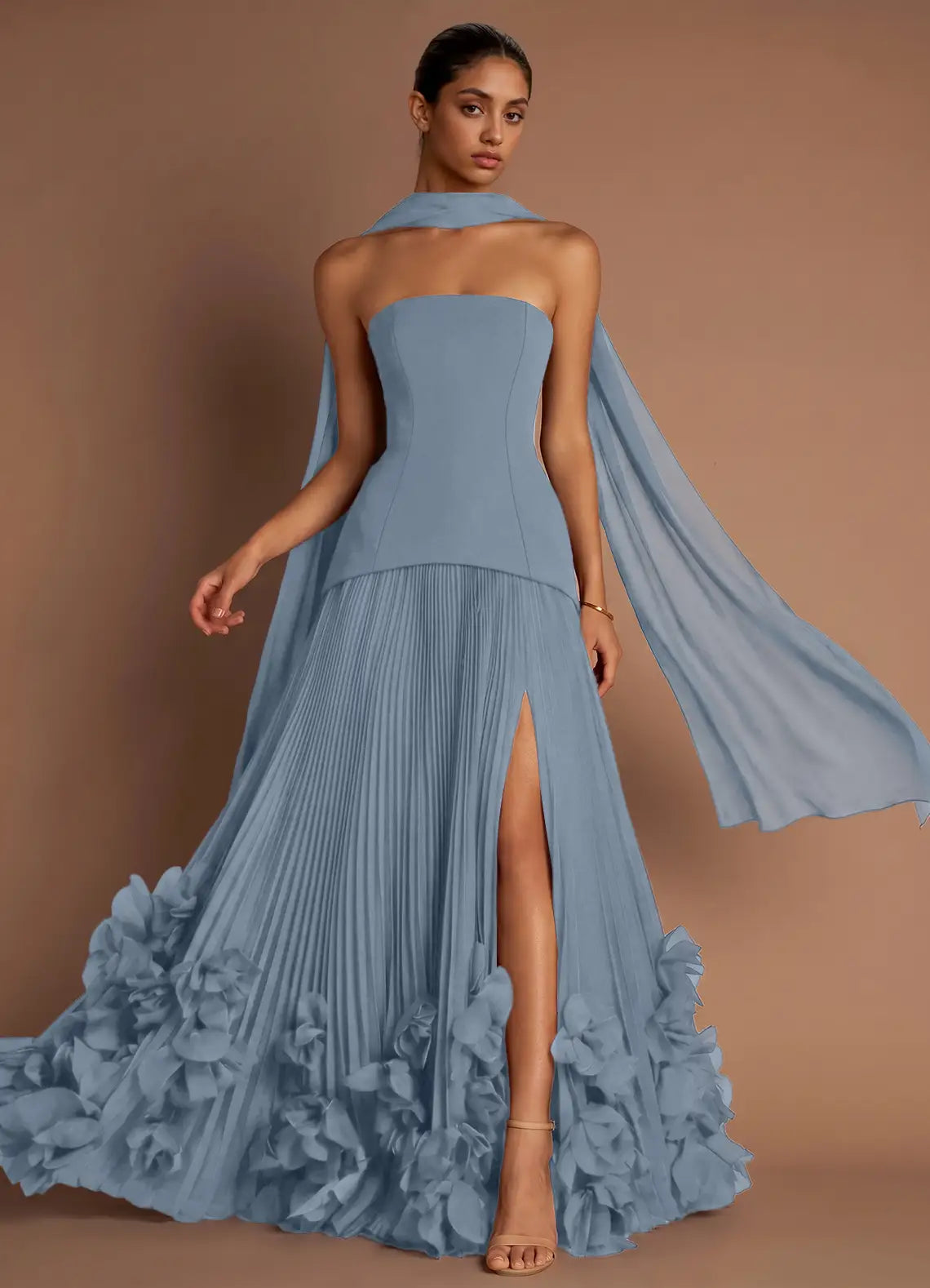 Teanne Premium Maxi Elbise