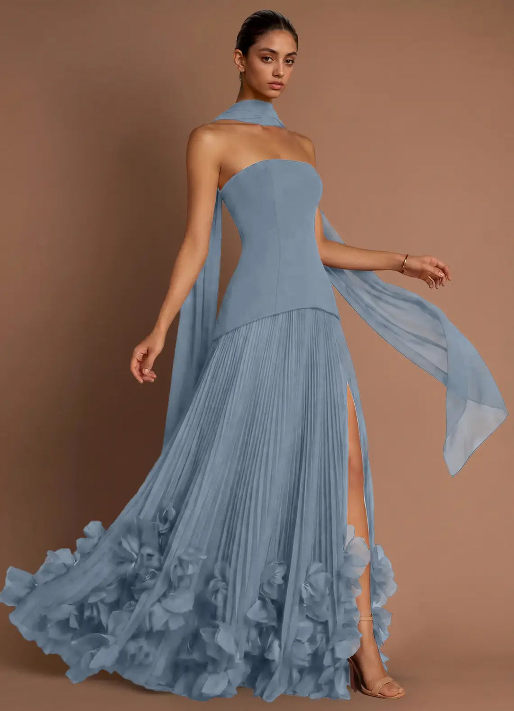 Teanne Premium Maxi Elbise